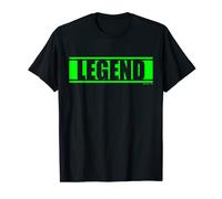 Legend Vert Gym Fitness Entraînement Vert Motif imprimé T-Shirt