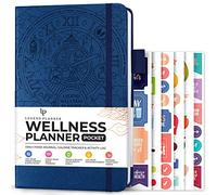 Legend Wellness Planner & Journal alimentaire de poche avec suivi de l'exercice et de la perte de poids, 6 mois (bleu mystique)