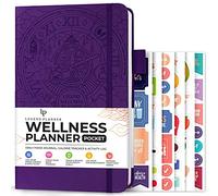 Legend Wellness Planner & Journal alimentaire de poche avec suivi de l'exercice et de la perte de poids, 6 mois (violet)