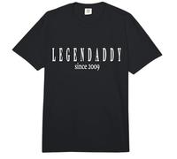 Legendaddy Since 2009 Père 2009 Dad 2009 Birthday 2009 Comfort Colors Adult Heavyweight T-Shirt