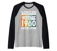 Légendaire Depuis 1960 Édition limitée 66e Anniversaire Manche Raglan