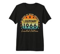 Légendaire Depuis 1966 Édition limitée 60e Anniversaire T-Shirt Haut de Gamme