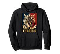 Légendaire héros Grec Thésée Labyrinthe Guerrier Sweat à Capuche