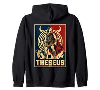Légendaire héros Grec Thésée Labyrinthe Guerrier Sweat à Capuche