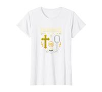 Legendals Matchup Catholics vs Convicts Football Rivalry T-Shirt, Femme, Blanc, M
