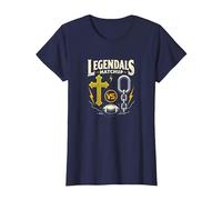 Legendals Matchup Catholics vs Convicts Football Rivalry T-Shirt, Femme, Bleu Marine, M