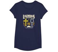 Legendals Matchup Catholics vs Convicts Football Rivalry T-Shirt, Fille, Bleu Marine, M