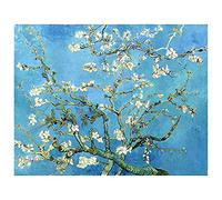 Legendarte - Tableau, Impression Sur Toile - Amandier En Fleurs Vincent Van Gogh cm. 80x110
