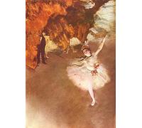 Legendarte - Tableau, Impression Sur Toile - Ballerine - L’Étoile Edgar Degas cm. 60x85