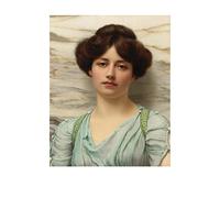 Legendarte - Tableau, Impression Sur Toile - Carina John William Godward cm. 80x100