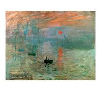 Legendarte - Tableau, Impression Sur Toile - Impression. Soleil Levant Claude Monet cm. 40x50
