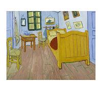 Legendarte - Tableau, Impression Sur Toile - La Chambre De Van Gogh À Arles Vincent Van Gogh cm. 50x60