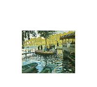 Legendarte Tableau, Impression sur Toile - La Grenouillère Claude Monet - cm. 80x100