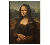 Legendarte - Tableau, Impression Sur Toile - La Joconde Leonardo Da Vinci cm. 60x85