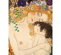 Legendarte - Tableau, Impression Sur Toile - Les Trois Âges De La Femme (Détail) Gustav Klimt cm. 80x100