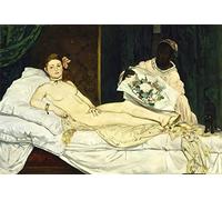 Legendarte - Tableau, Impression Sur Toile - Olympia Édouard Manet cm. 60x90