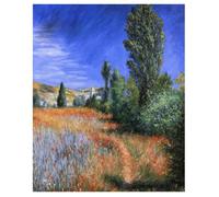 Legendarte - Tableau, Impression Sur Toile - Paysage Dans L’Île Saint-Martin Claude Monet cm. 80x100