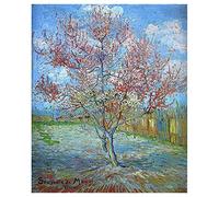 Legendarte - Tableau, Impression Sur Toile - Pêchers En Fleurs Vincent Van Gogh cm. 60x80
