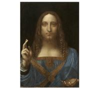 Legendarte - Tableau, Impression Sur Toile - Salvator Mundi - Leonardo Da Vinci cm. 60x90