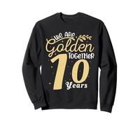 Legendary 10 Year golden Marriage anniversary Crew Men Women Sweatshirt