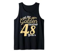 Legendary 48 Year golden Marriage anniversary Crew Men Women Débardeur