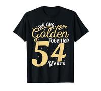 Legendary 54 Year golden Marriage anniversary Crew Men Women T-Shirt