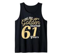 Legendary 61 Year golden Marriage anniversary Crew Men Women Débardeur