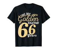Legendary 66 Year golden Marriage anniversary Crew Men Women T-Shirt