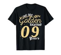 Legendary 9 Year golden Marriage anniversary Crew Men Women T-Shirt