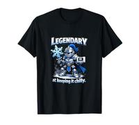 Legendary at Keeping It Chilly Thermostat HVAC Humour T-Shirt
