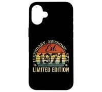 Legendary Awesome Epic Est. Édition limitée 1971 Coque pour iPhone 16 Plus