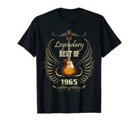 Legendary Best of 1965 Vintage Birthday Guitar Design T-Shirt