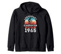 Legendary Carpenter Born in 1965, 60th Birthday Homme Sweat à Capuche