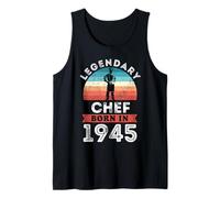 Legendary Chef Born in 1945, 80th Birthday Homme Débardeur