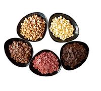 Legendary - it's all about beans CALLETS NOIR/LAIT/BlANC/GOLD/RUBY 5 x 0,5 Kg - pastilles drops de chocolat belge pour fondue, comme boisson