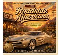 Legendary Machines Collection: Volume 2 - Roadside Americana: A Bold & Easy Coloring Book Featuring Vintage Roadside Scenes, Scenic Highways, Classic ... Destinations, Relaxation & Stress Relief