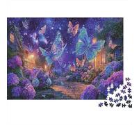 Legendary Purple Butterfly Puzzle 1000 Pièces Jouet De Défi Adultes Et Enfants Puzzle Créatif Défi Éducatif Cadeau De Décoration Intérieure 38x26cm/1000pcs