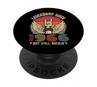 Legendary Since 1966 Vintage Retro Rock Homme Femme PopSockets PopGrip Adhésif