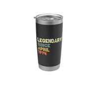 Legendary since April 1974 Né dans les années 70 Gobelet isotherme en acier inoxydable double paroi