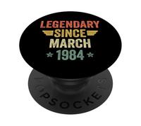 Legendary Since March 1984 PopSockets PopGrip Adhésif