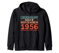 Legendary Since November 1956 Fête d'anniversaire rétro années 50 Sweat à Capuche