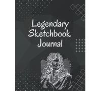 Legendary Sketchbook Journal: Large Portrait 8.5x11 Inches, Personalized Artist Book, Exploring And Creating Personal Pages, Professional Artist Sketch Paper, 100 Pages