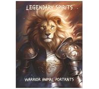 Legendary Spirits: Warrior Animal Portraits: Fierce, Noble, and Mythic Beasts to Color
