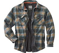 Legendary Whitetails Archer - Veste Chemise en Flanelle Thermique doublée pour Homme, Manteau de Travail matelassé isolé à Carreaux, Bleu Ciel, Taille XL