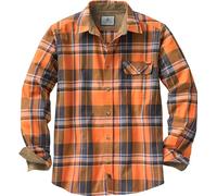 Legendary Whitetails Buck Camp Chemise décontractée boutonnée à Manches Longues en Flanelle et Poignets en Velours côtelé pour Homme, Carreaux Canyon, Taille 5XL