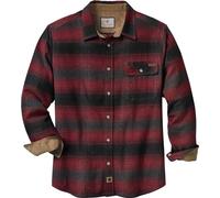 Legendary Whitetails Buck Camp Chemise en Flanelle Manches Longues, Cabin Fever Plaid Rouge, XXL Grand Homme