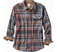Legendary Whitetails Buck Camp Flannel Chemise décontractée boutonnée en Flanelle à Manches Longues avec Poignets en Velours côtelé pour Homme, Taille L Hauteur