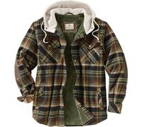 Legendary Whitetails Camp Night Berber Veste chemise à capuche doublée en flanelle pour homme, Large