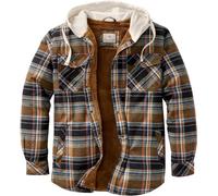 Legendary Whitetails Camp Night Berber Veste Chemise À Capuche en Flanelle Doublée Chemise Homme (Lot de 1)