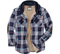 Legendary Whitetails Camp Night Chemise à Capuche doublée en Flanelle pour Homme